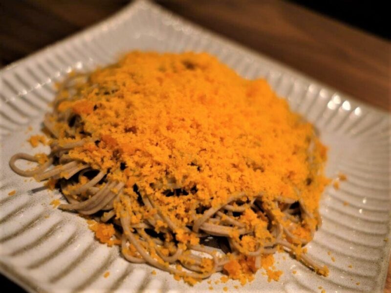 からすみ風蕎麦