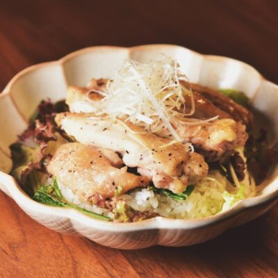 鶏もも塩だれ丼2s